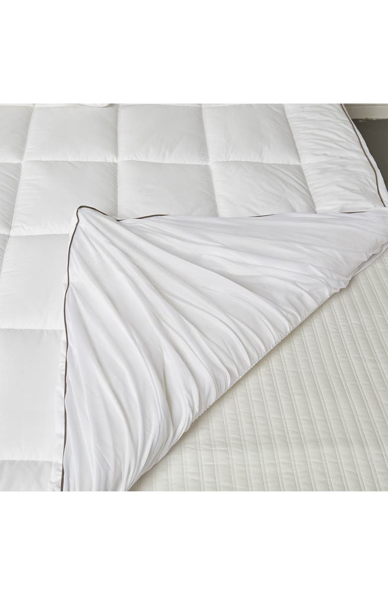 BLUE RIDGE HOME FASHIONS Scott Living 225-Thread Count Mattress Topper - Full - White, Alternate, color,