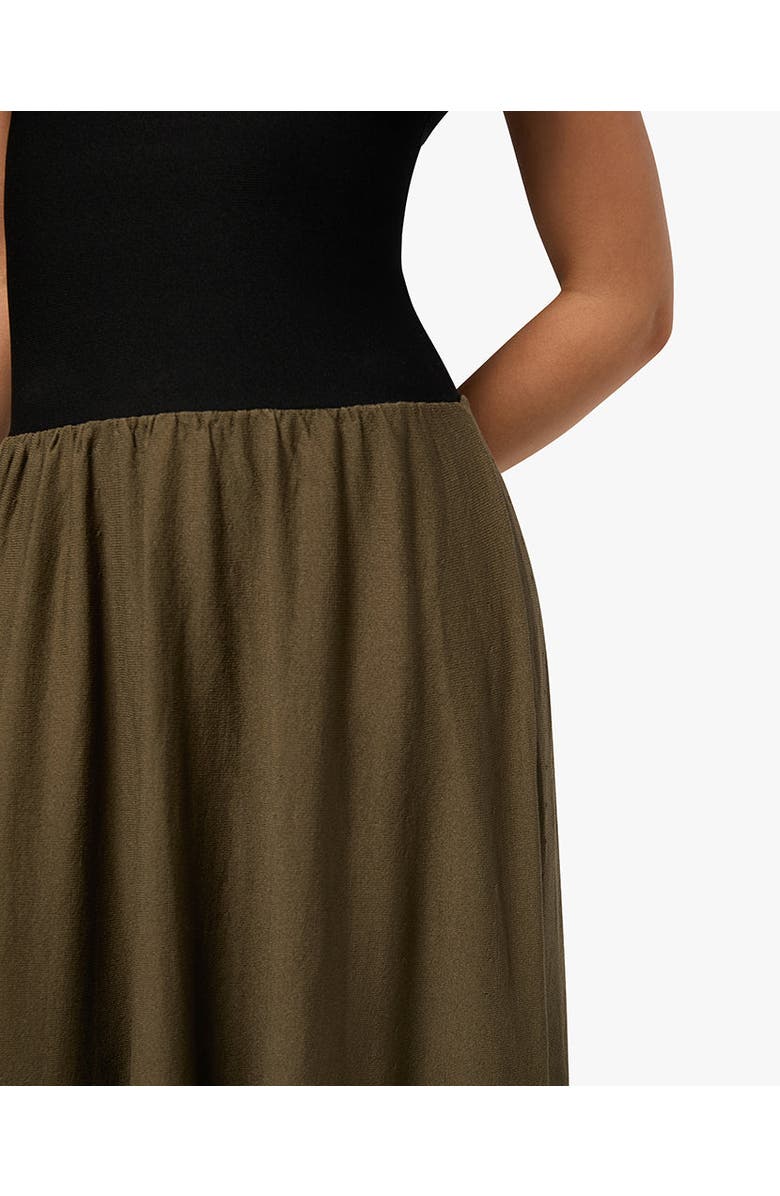 WeWoreWhat Deep V Corset Maxi Dress, Alternate, color,