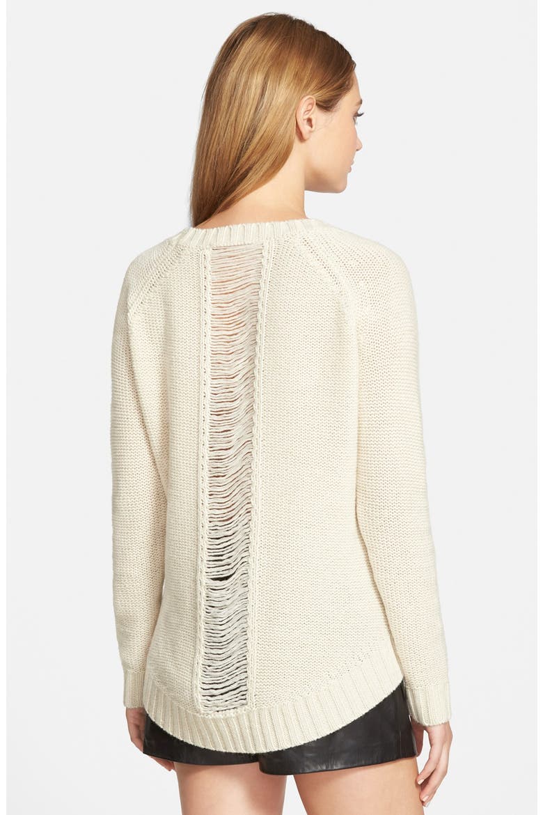 'Point Reyes' Cable Sweater, Alternate, color, OATMEAL