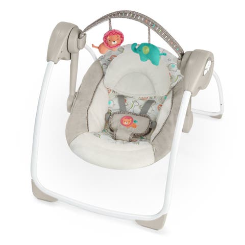 Soothe 'n Delight Portable Baby Swing with Music