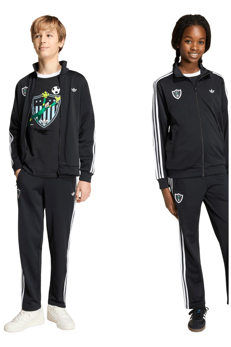 x Disney Kids' Firebird Track Pants, Alternate, color, BLACK/ WHITE