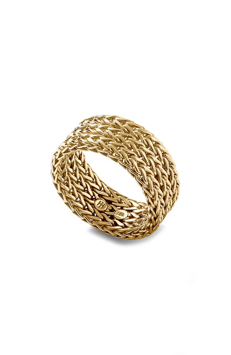 John Hardy Rata Chain Ring, Wide, 9mm, Alternate, color, Gold