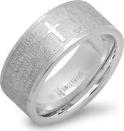 STEELTIME Padre Nuestro Stainless Steel Band Ring