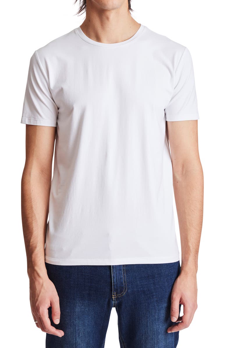 PAISLEY & GRAY Lucas Crewneck T-Shirt, Main, color, New White