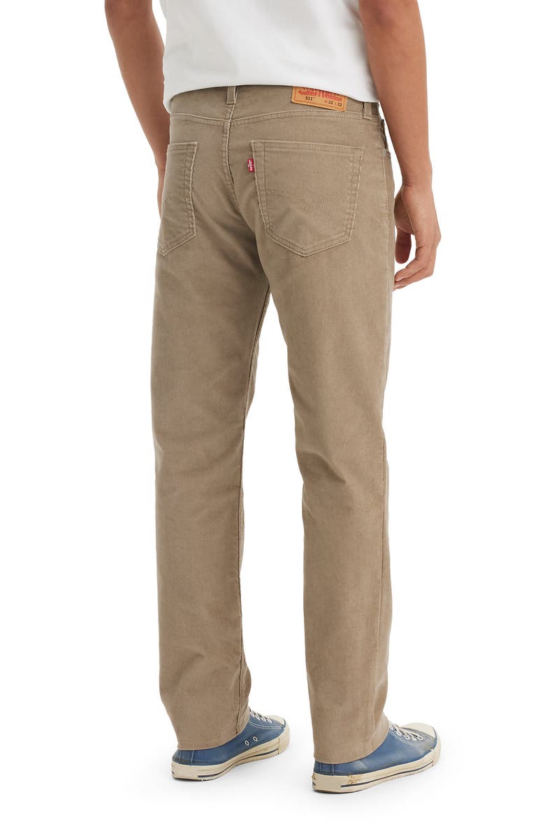 Levi's 511<sup>™</sup> Slim Fit Corduroy Jeans, Alternate, color, Timber Wolf