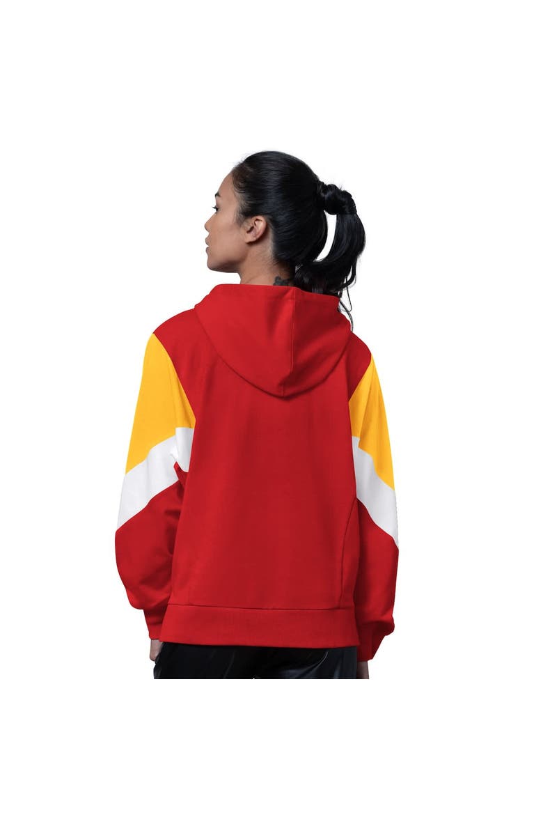 Women's Starter Red Kansas City Chiefs Scrimmage Hoodie, Alternate, color, Red