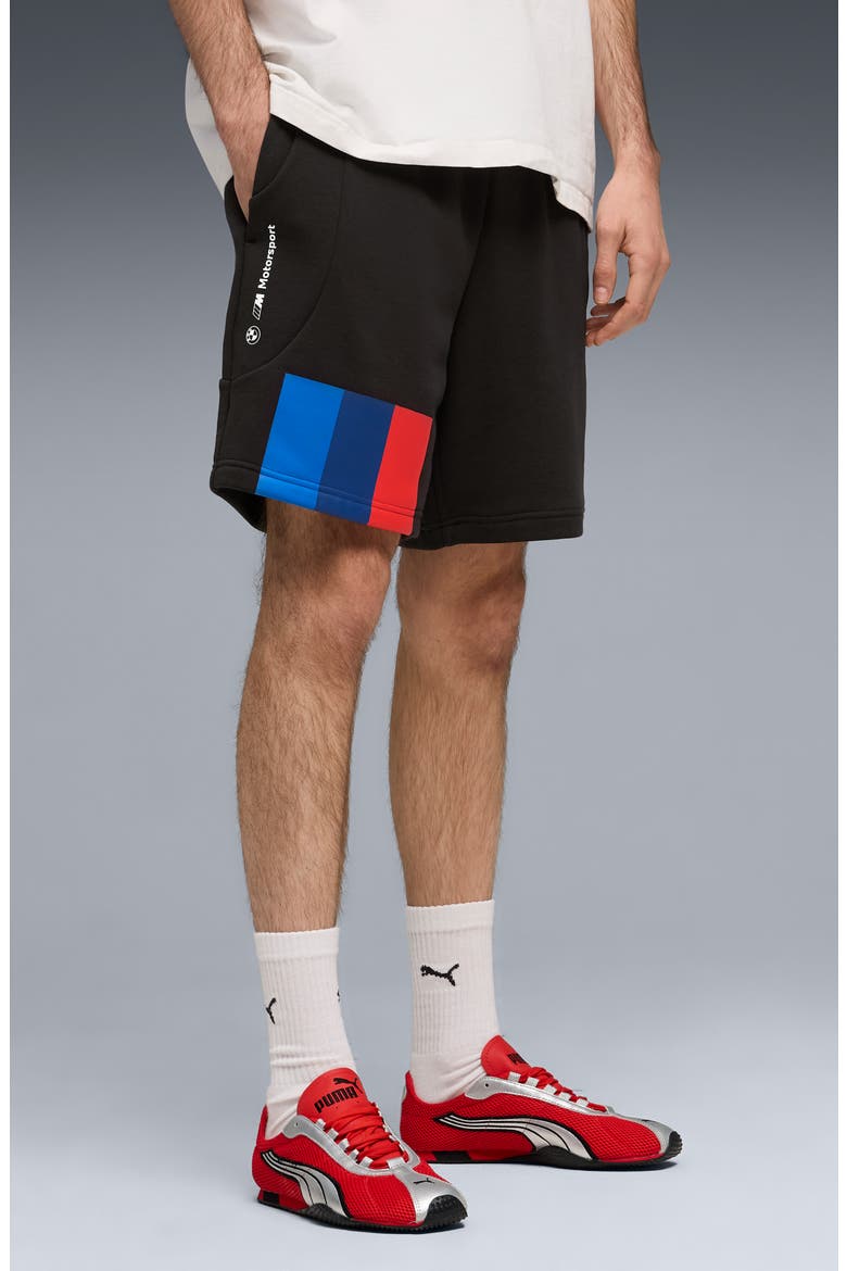 BMW MMS PUMATECH Motosport Shorts, Alternate, color, PUMA BLACK