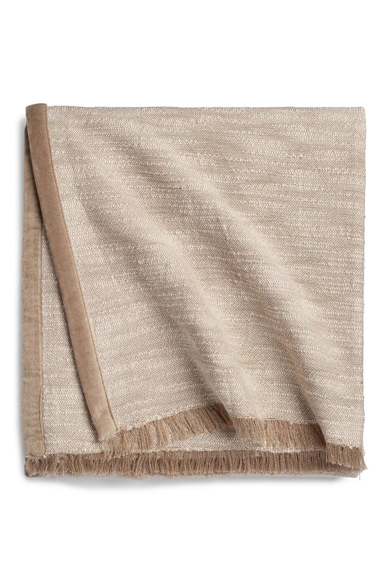 Tranquil Weave Throw Blanket, Main, color, OATMEAL