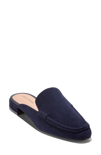 Cole Haan Pollina Apron Toe Mule In Blue