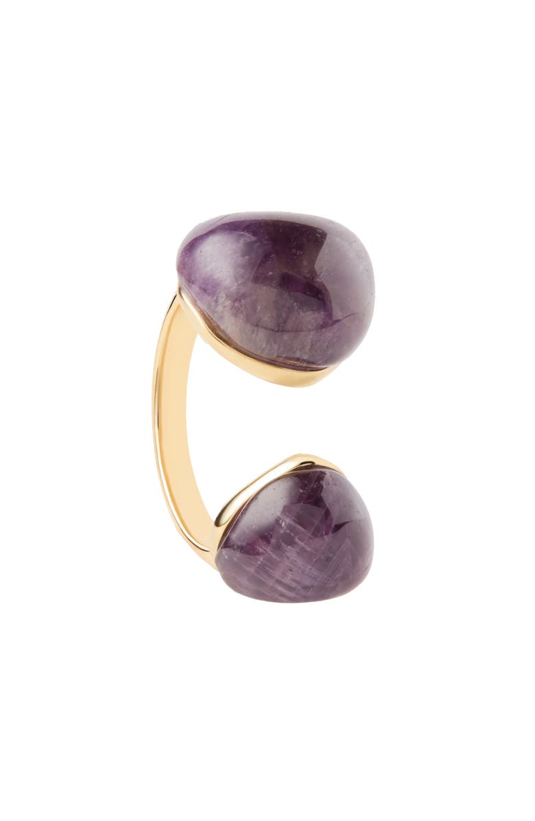 PDPAOLA Gravity Stone Ring, Main, color, Amethyst