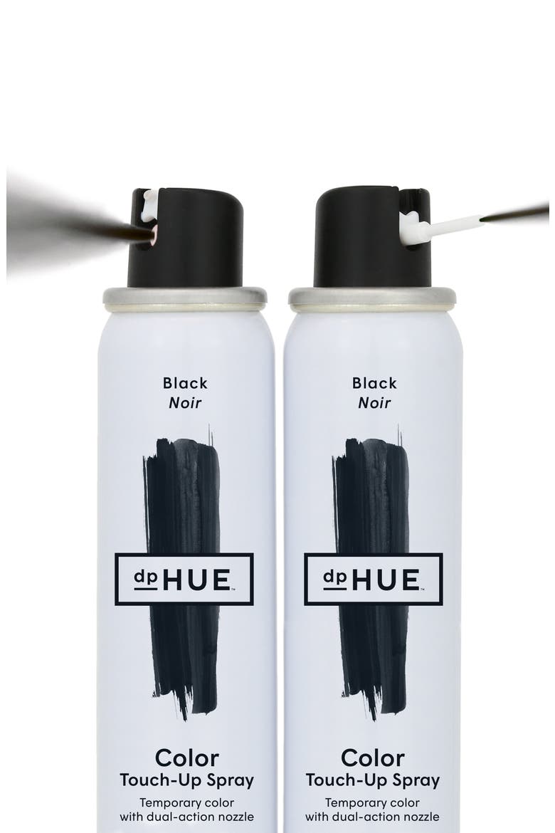Color Touch-Up Temporary Color Spray, Alternate, color, BLACK