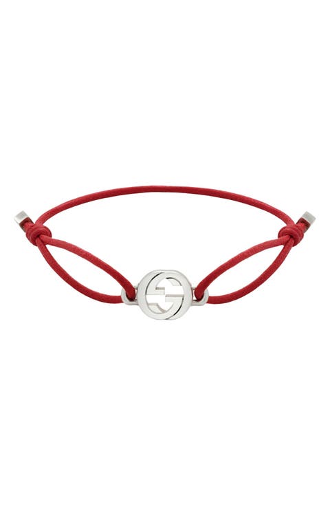 Interlocking-G Cord Bracelet