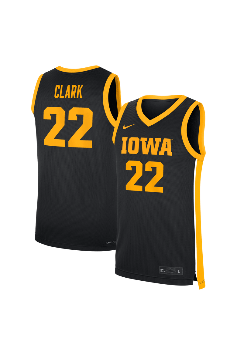 Men's Nike Caitlin Clark Black Iowa Hawkeyes Home Replica Basketball Jersey, Main, color, Black