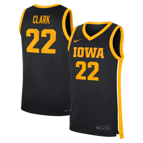 Men's Nike Caitlin Clark Black Iowa Hawkeyes Home Replica Basketball Jersey