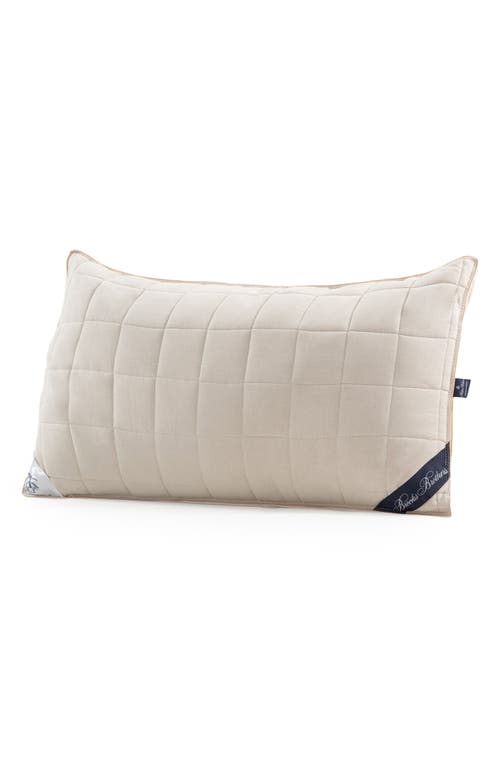Brooks Brothers Linen Pillow In Cream