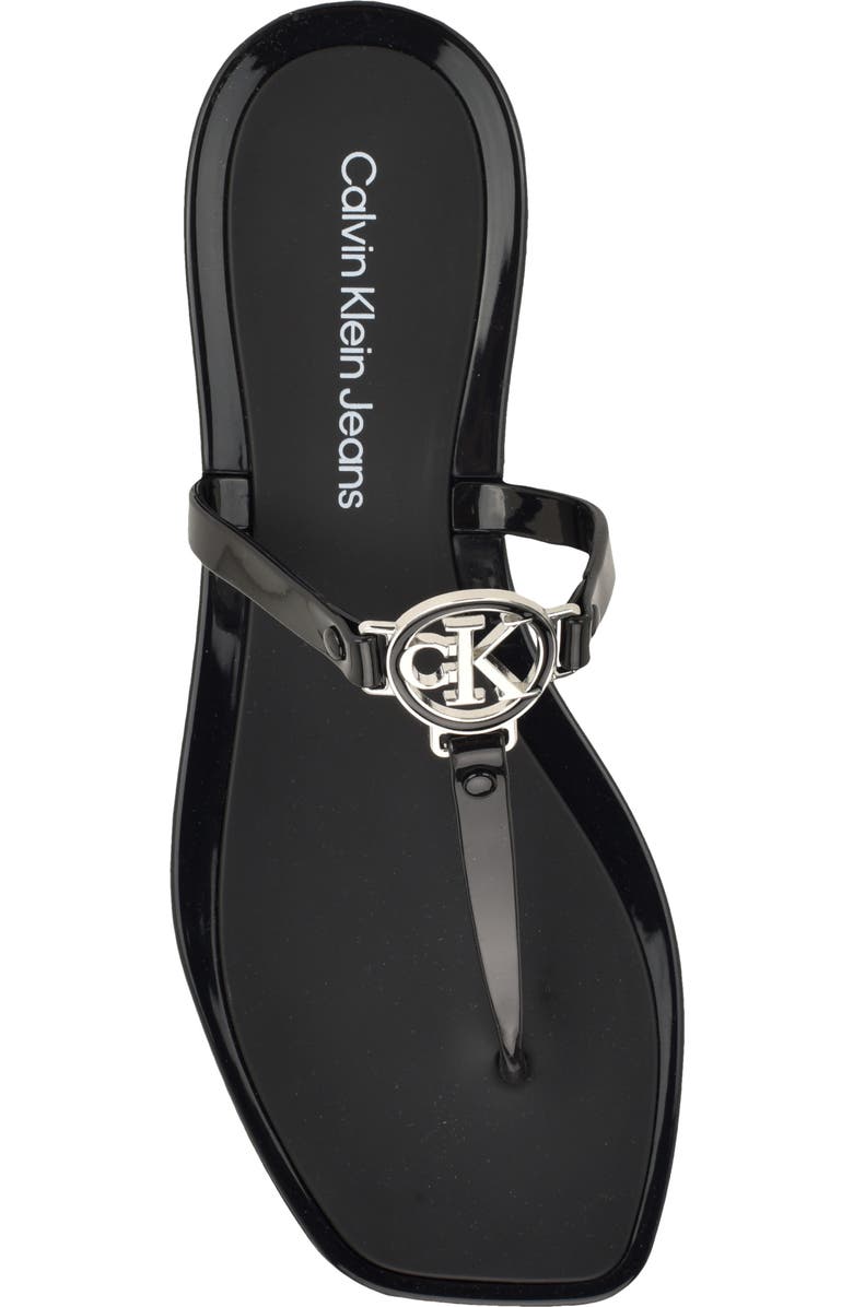 Calvin Klein Ellye Sandal, Alternate, color, Black
