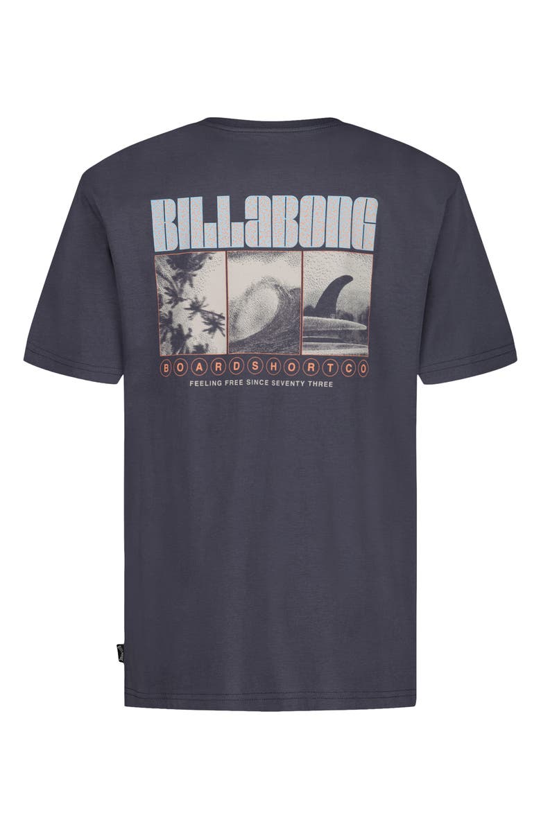 Billabong Kids' Broadsheet Cotton Graphic T-Shirt, Alternate, color, Charcoal Grey