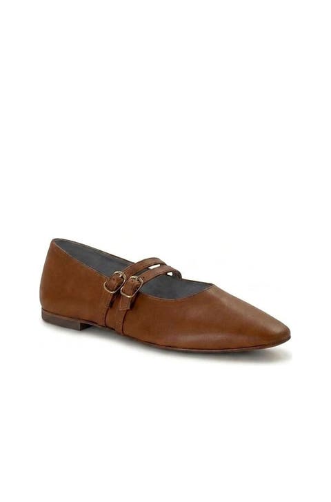 Amelie Double Strap Mary Jane Flat