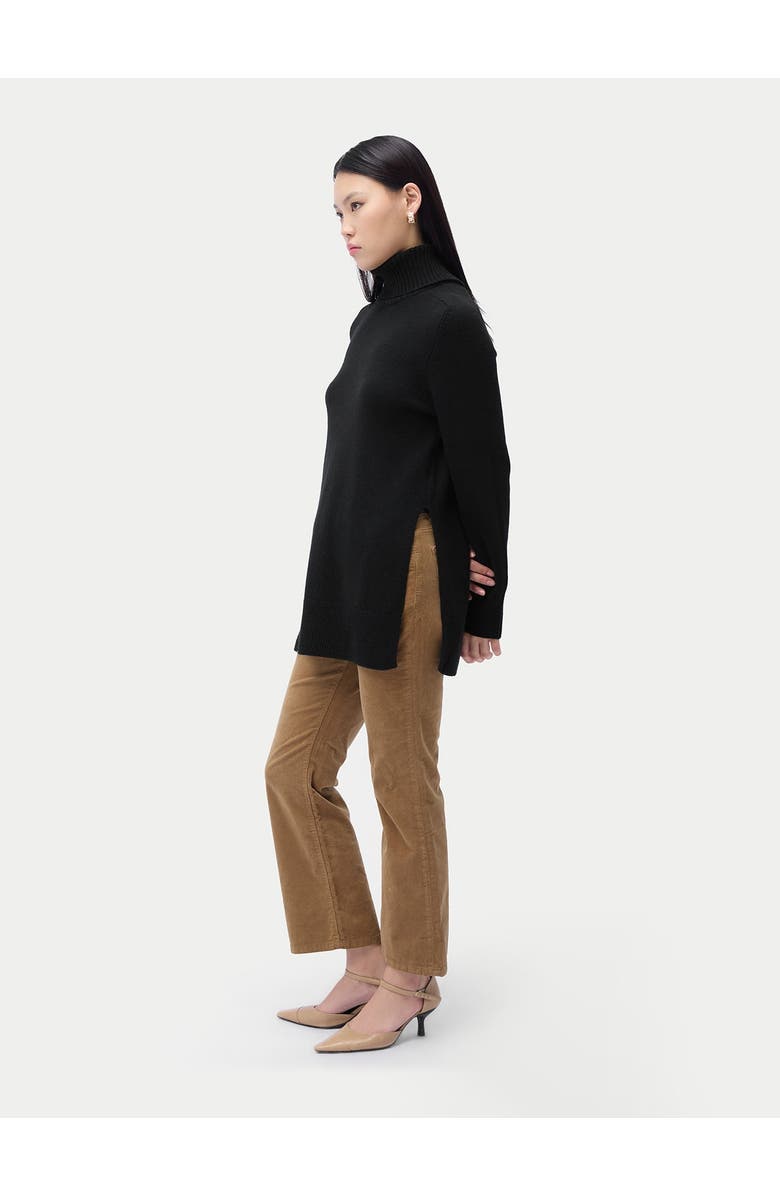 GOBI Mongolian Cashmere Cashmere Turtleneck, Alternate, color, Black