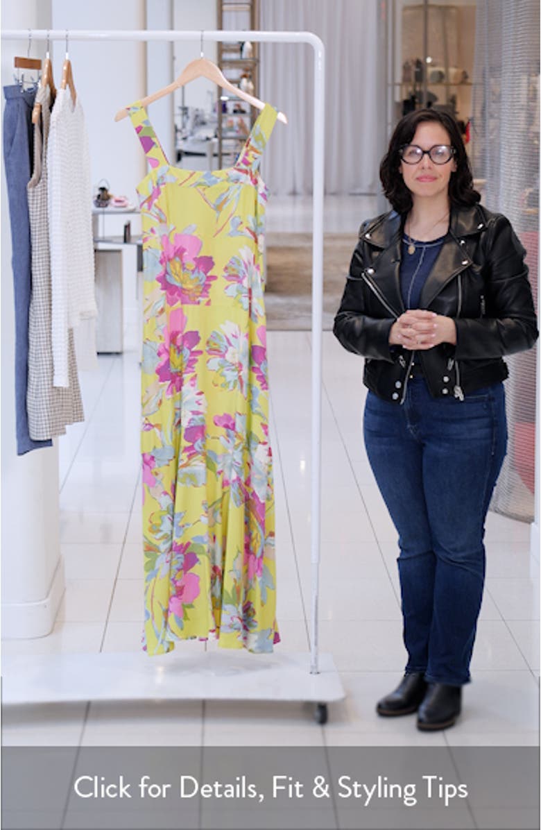 Floral Tiered Maxi Dress, sales video thumbnail