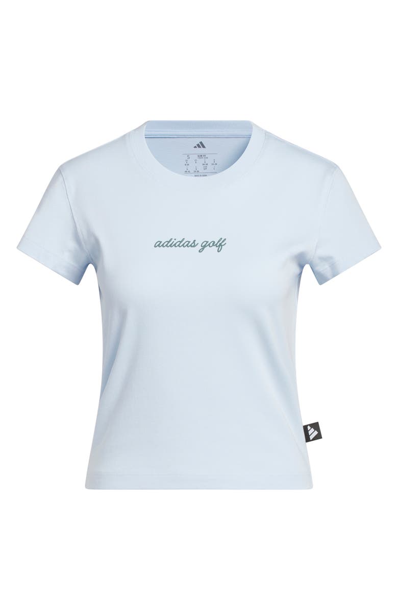 adidas Summer Vibez Graphic Golf Tee, Alternate, color, Blue