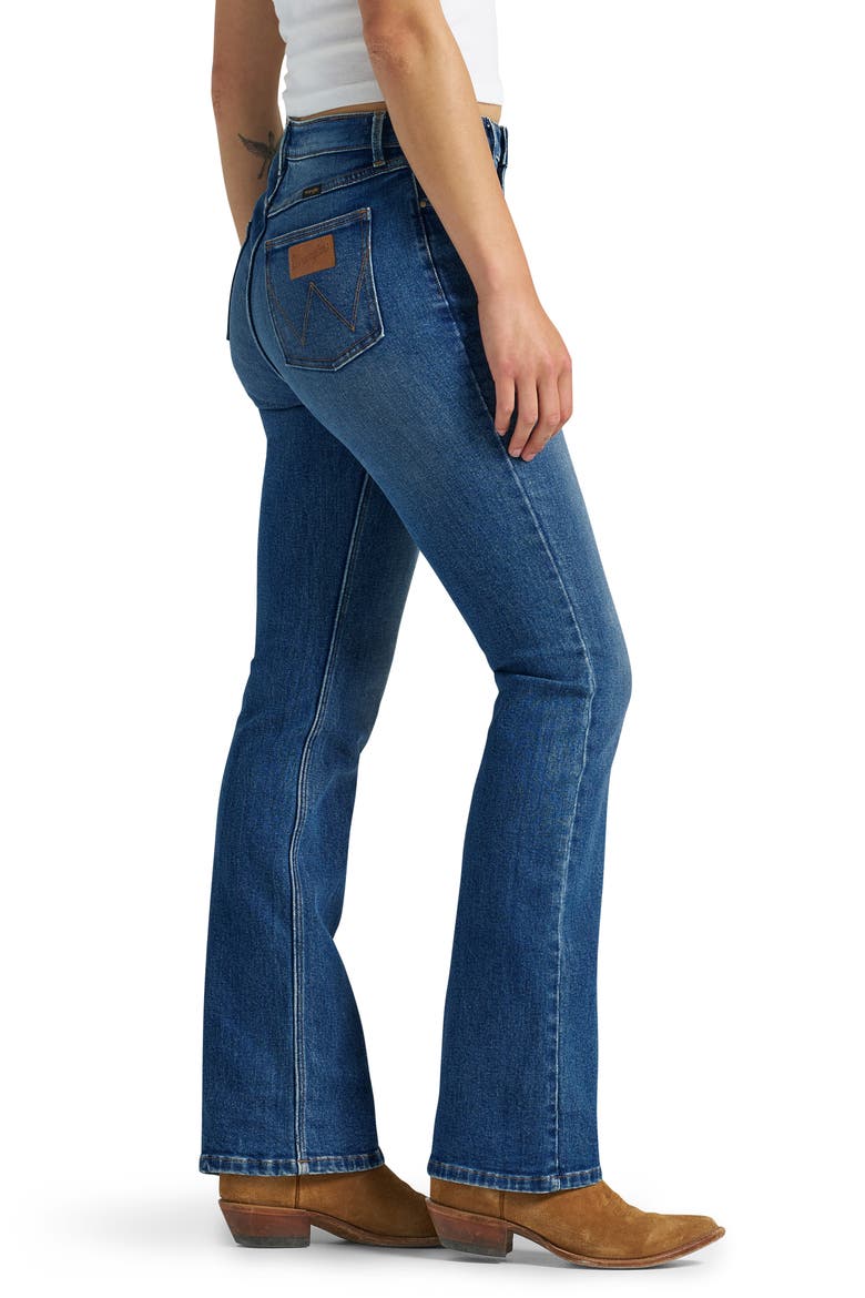 High Waist Slim Bootcut Jeans, Alternate, color, CAROLINA
