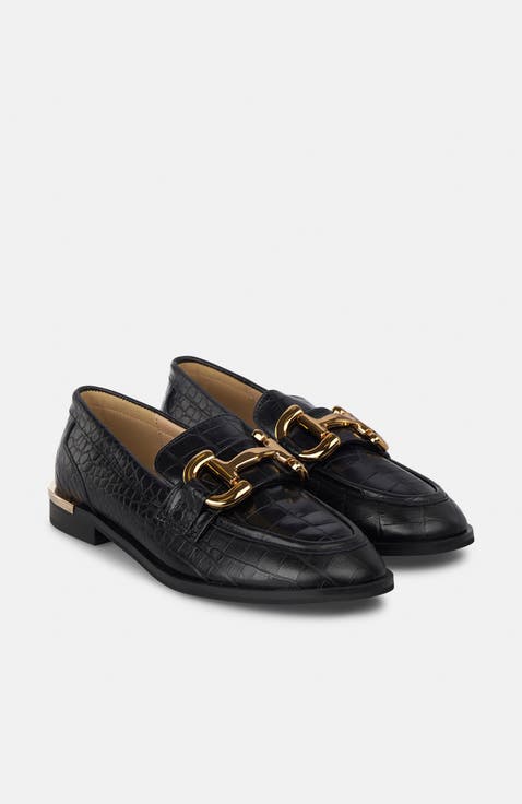Metallic Stirrup Moccasin