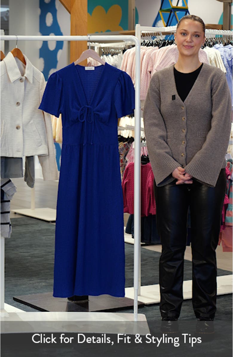 Keyhole Midi Dress, sales video thumbnail