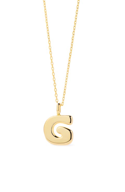 Letter Necklace - Bubble Letter Necklace