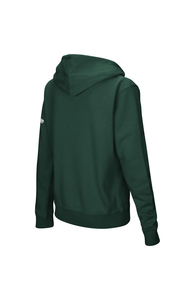 COLOSSEUM Women's Stadium Athletic Green Ohio Bobcats Arched Name Full-Zip Hoodie, Alternate, color, Green