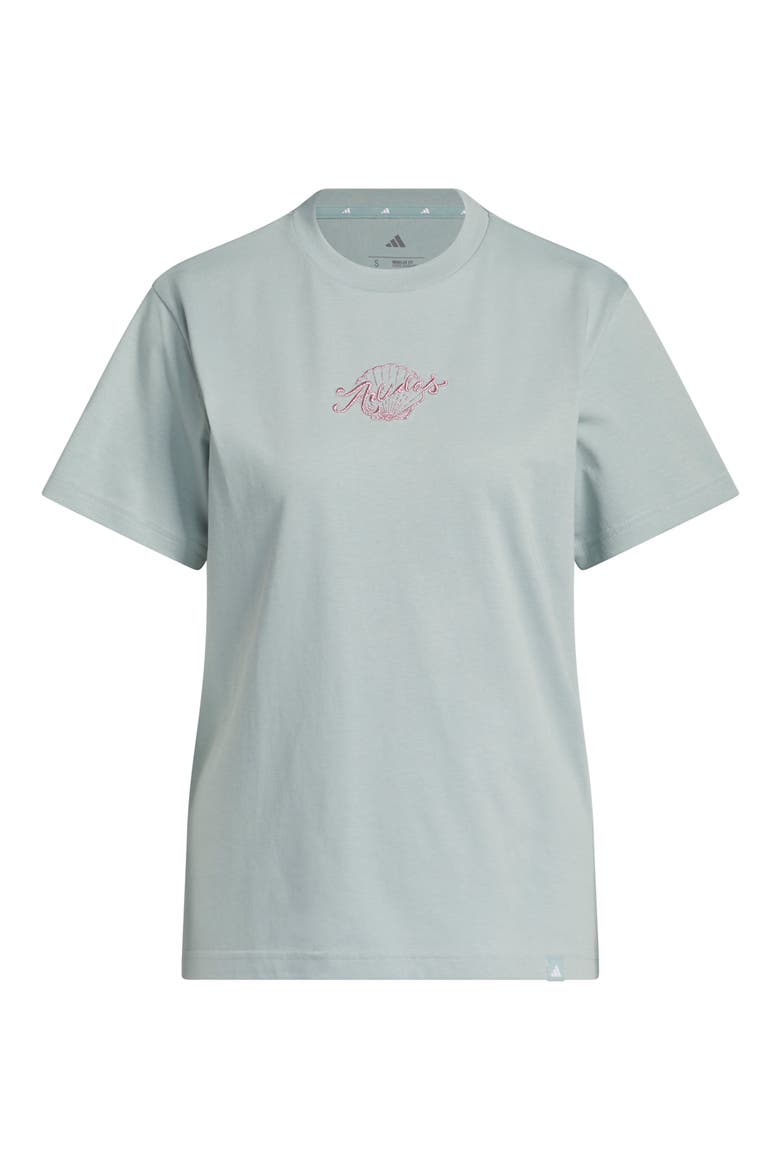 Seashell Logo Graphic T-Shirt, Alternate, color, WONDER SAGE