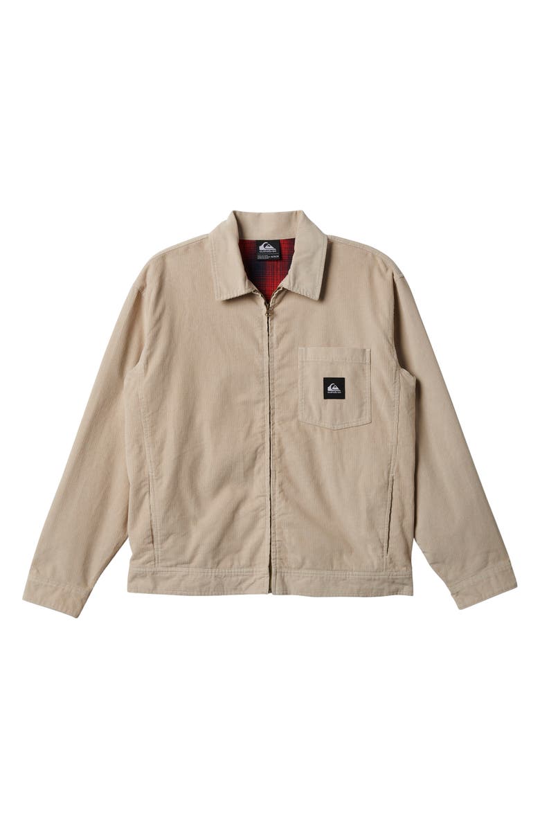 Quiksilver Surf Harrington Corduroy Work Jacket, Main, color, Twill