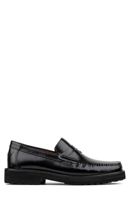 Donald Pliner Judd Penny Loafer In Black
