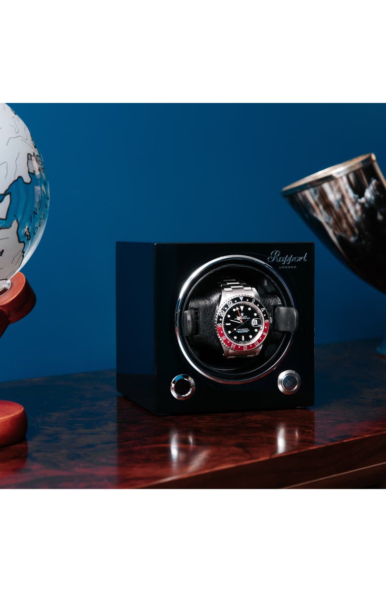 Rapport London EVOLUTION SINGLE WATCH WINDER, Alternate, color, Black