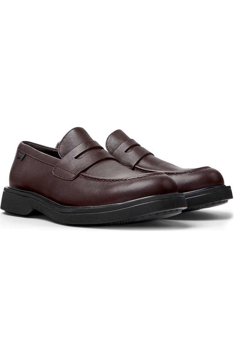 Camper Norman Loafer, Main, color, Dark Brown