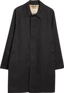 Burberry Camden Water Resistant Cotton Gabardine Car Coat