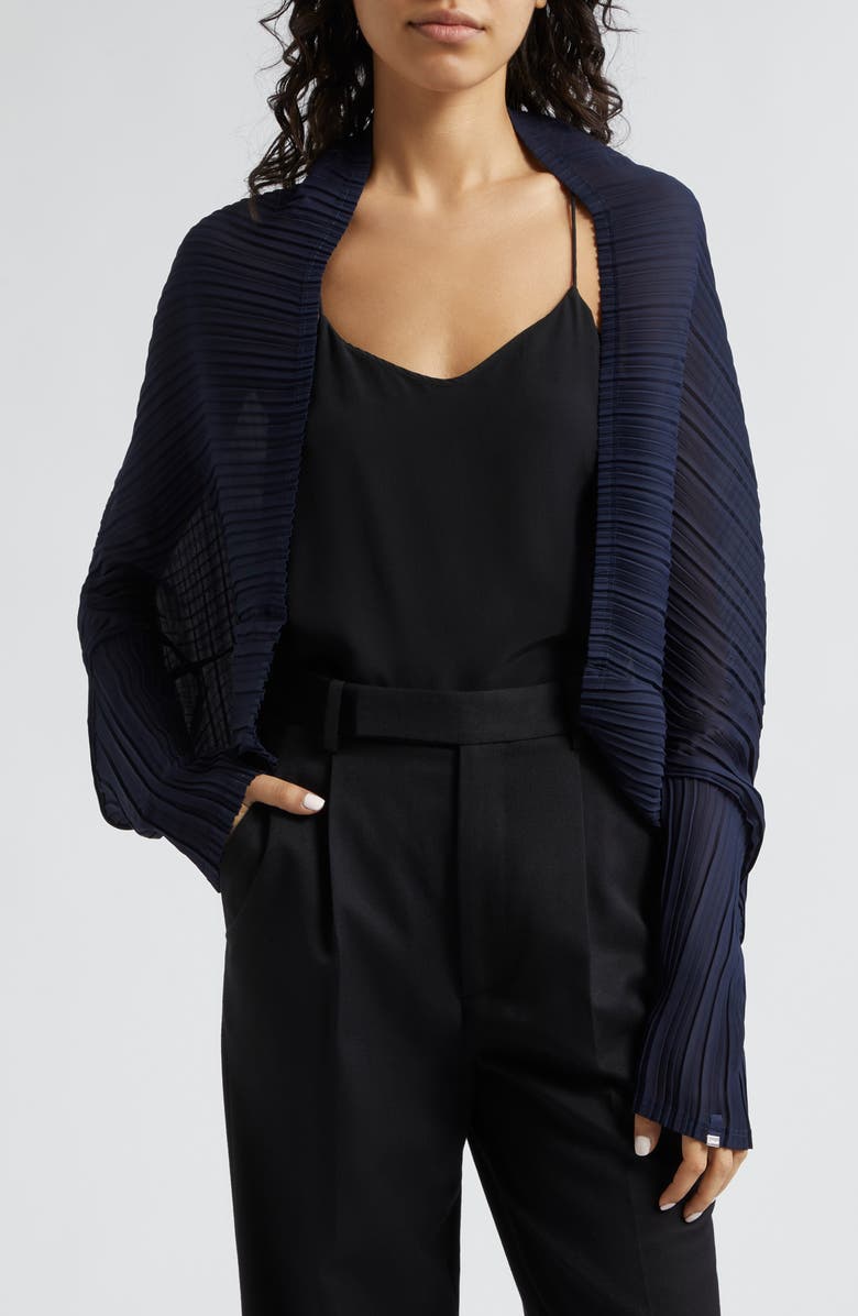 Herno Pleated Shrug, Main, color,