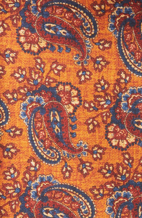 Nordstrom Paisley Silk Pocket Square In Multi