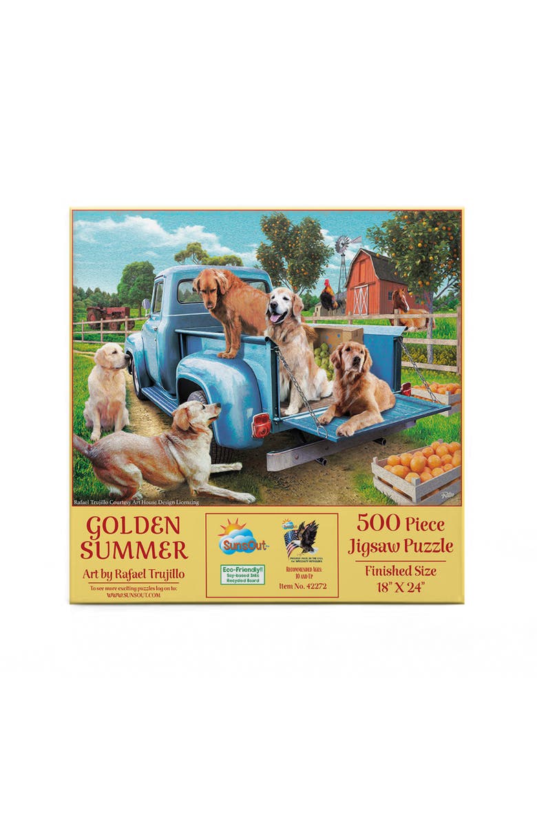 Sunsout Golden Summer 500 piece Jigsaw Puzzle for Adults, Alternate, color, Multicolor