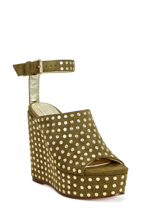 Mirova Studded Wedge Sandal