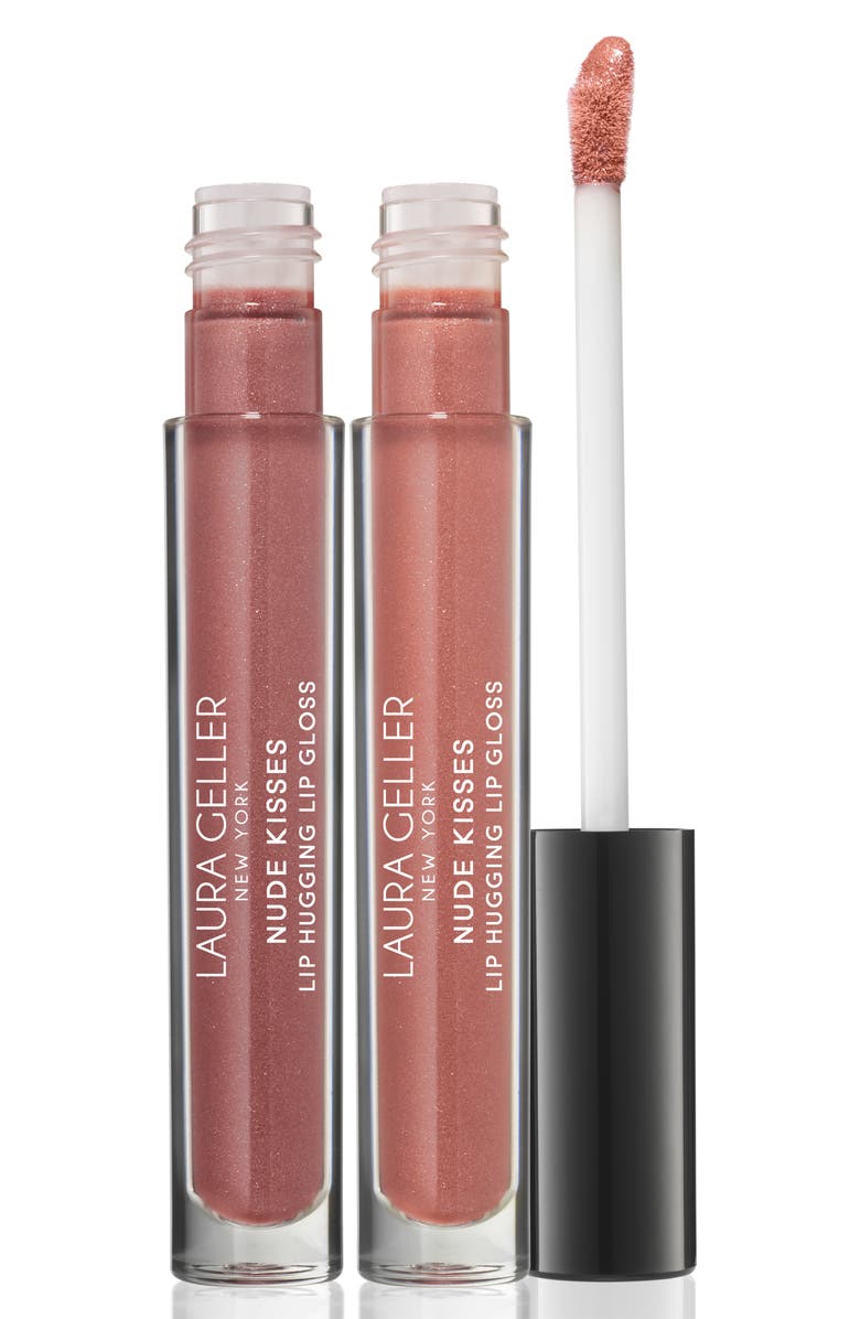 Laura Geller Beauty Nude Kisses Lip Hugging Lip Gloss Duo, Main, color,
