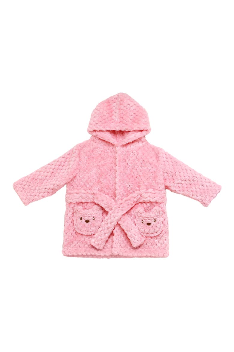 Hooded Bathrobe, Main, color, PINK