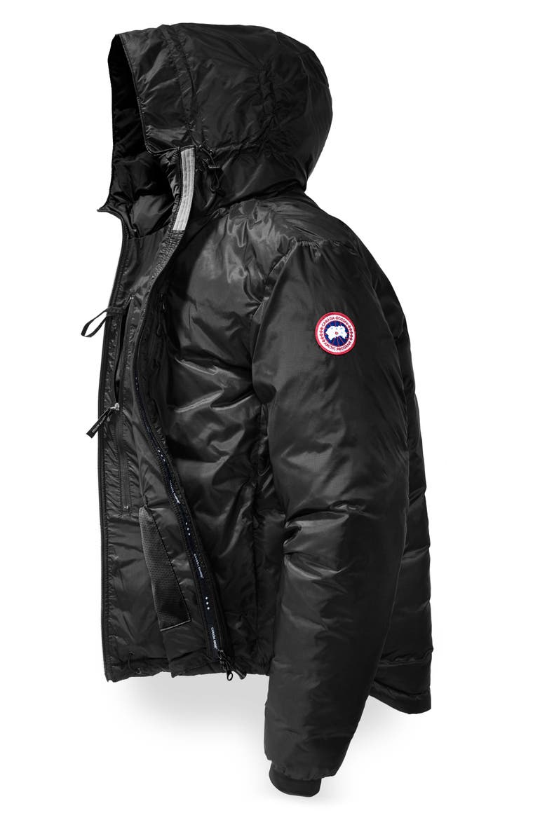 Lodge Fusion Fit Packable Down Jacket, Alternate, color, BLACK/ BLACK