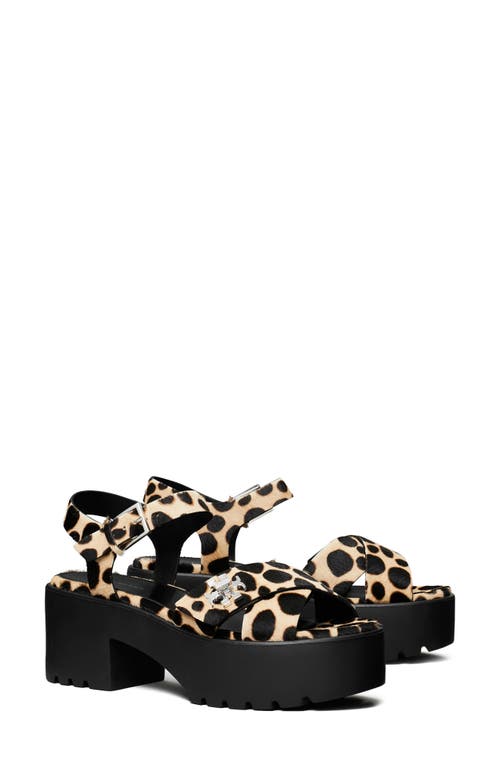 Tory Burch Turnlock Lug Sole Platform Sandal In Multi