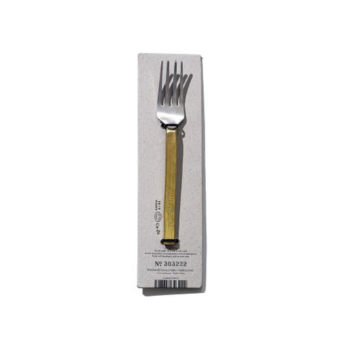 Puebco Engraved Utensils In Brass Fork