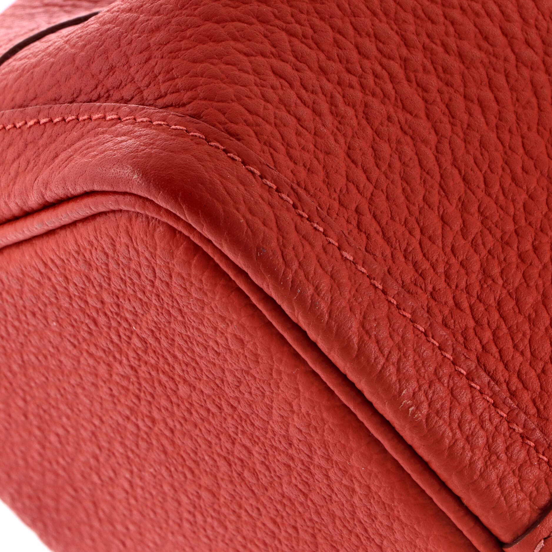 Garden Party Tote Leather 30, Alternate, color, Rouge Duchesse