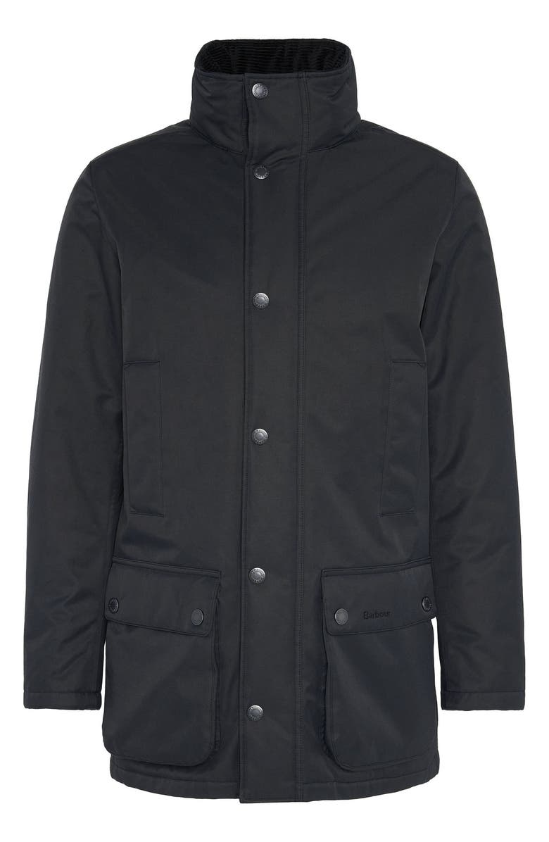 Barbour Border Water Repellent Jacket with Stowaway Hood, Alternate, color,