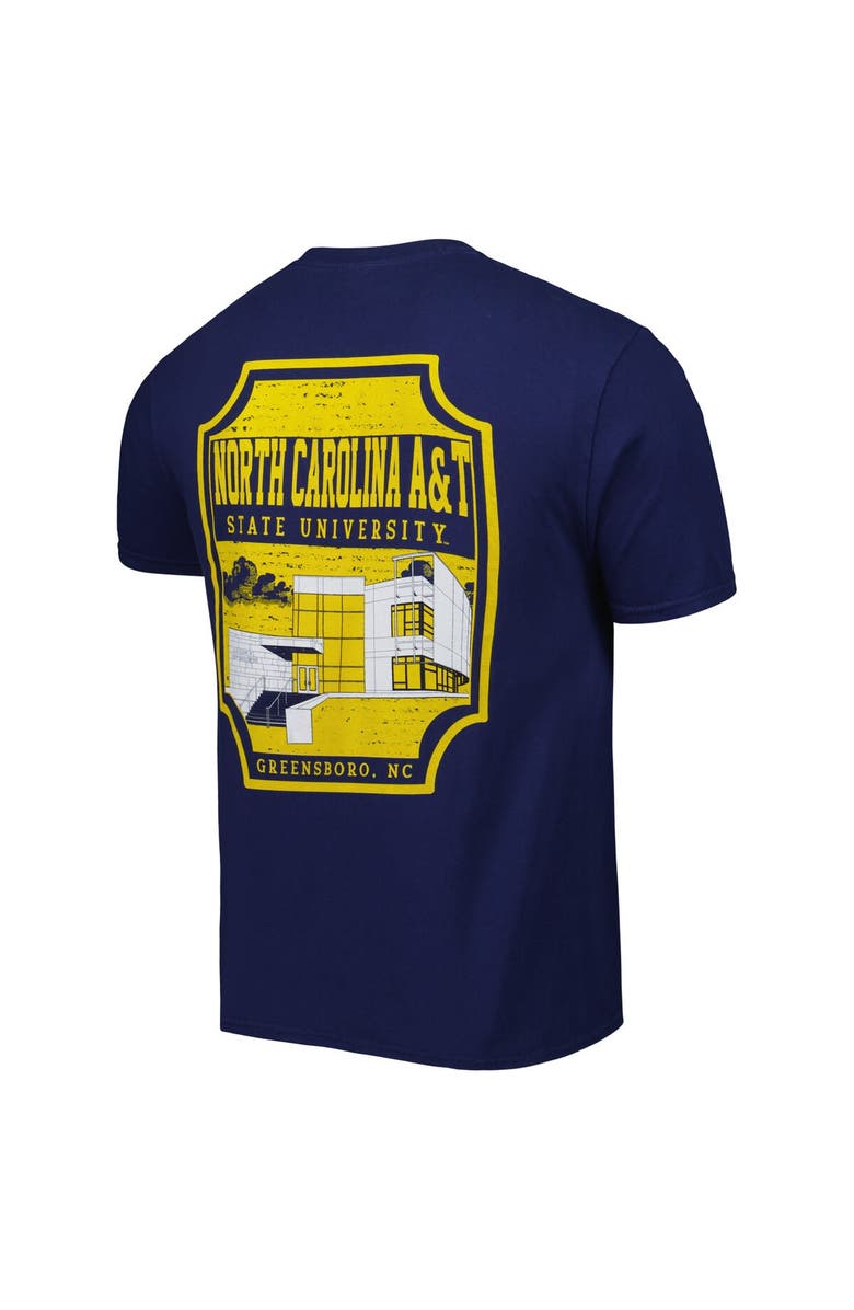 IMAGE ONE Men's Navy North Carolina A&T Aggies Logo Campus Icon T-Shirt, Alternate, color, 