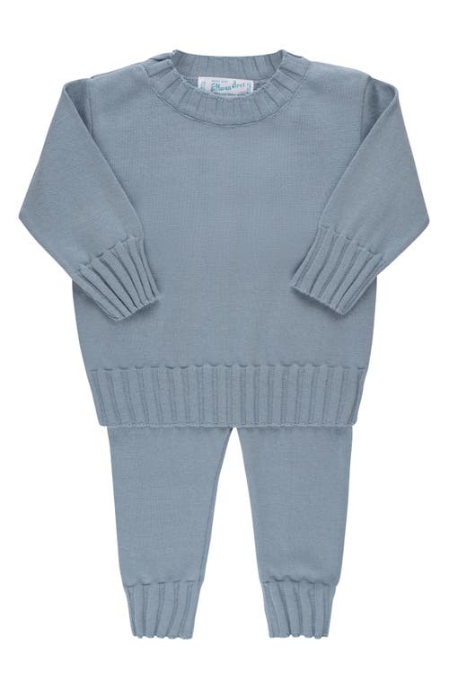 Feltman Brothers Remi Ribbed Sweater & Pants Set in Vintage Blue 
