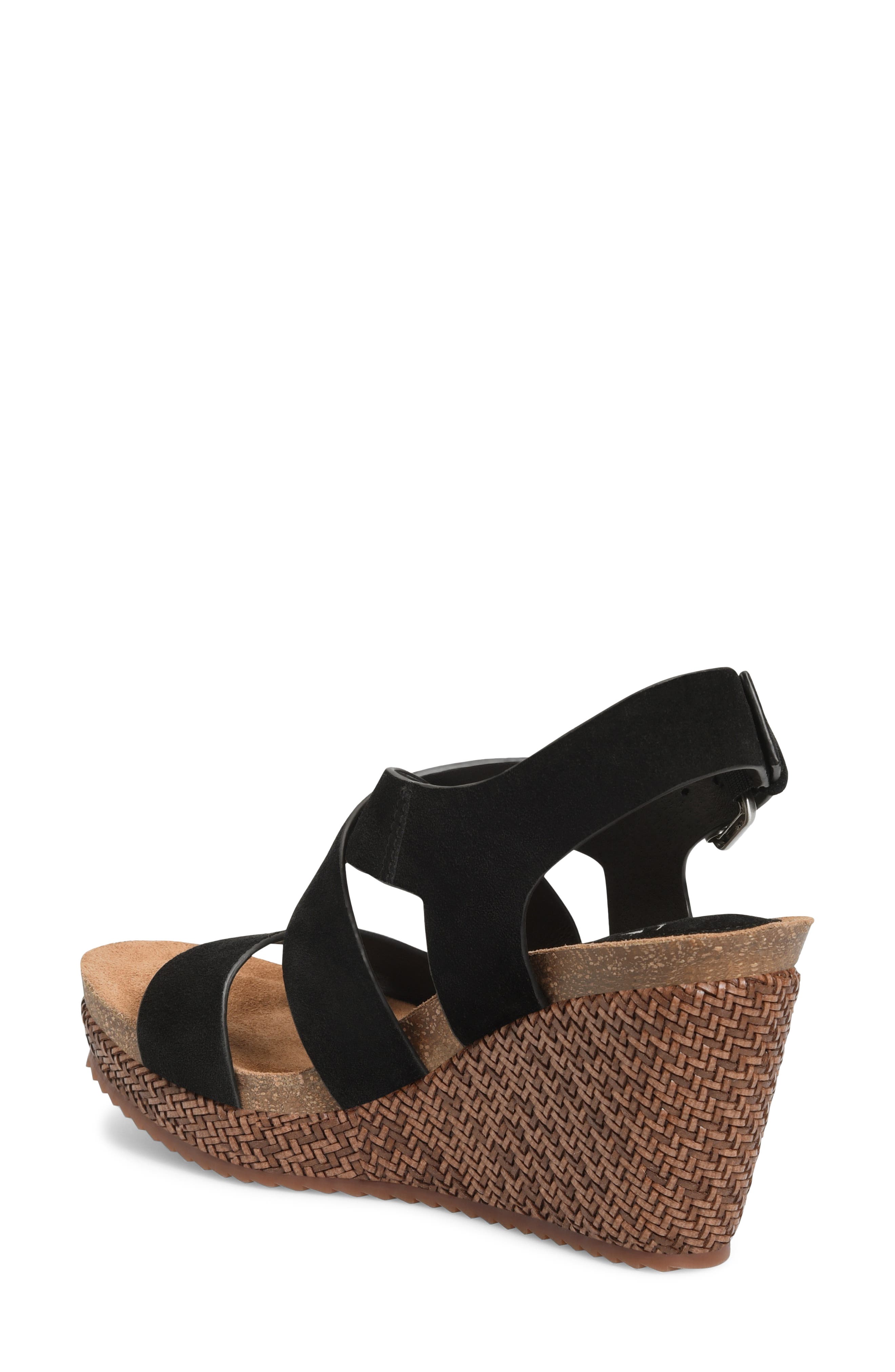Söfft Haddison Platform Sandal, Alternate, color, 